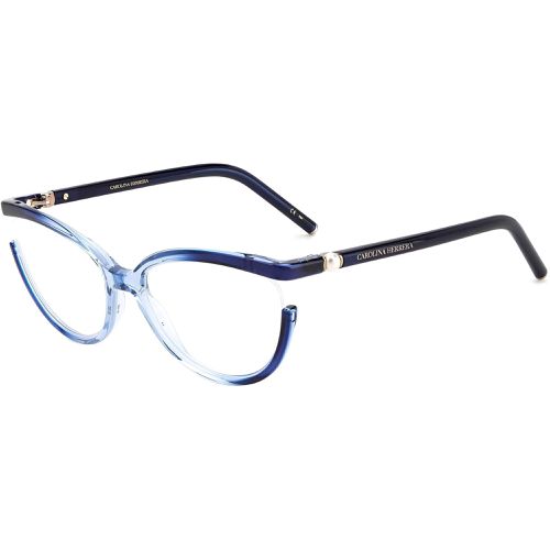 Women's Eyeglasses - Azure Blue Plastic Cat Eye Frame / CH 0005 0AGS - Carolina Herrera - Modalova