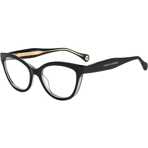 Women's Eyeglasses - Black Grey Plastic Cat Eye Frame / CH 0017 008A - Carolina Herrera - Modalova