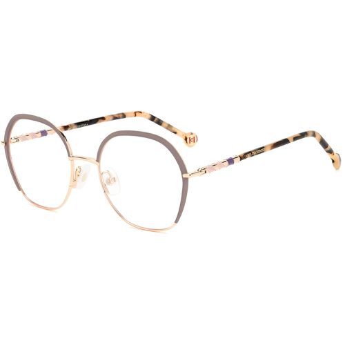 Women's Eyeglasses - Gold/Lilac Metal Frame Demo Lens / HER 0099 0HZJ - Carolina Herrera - Modalova