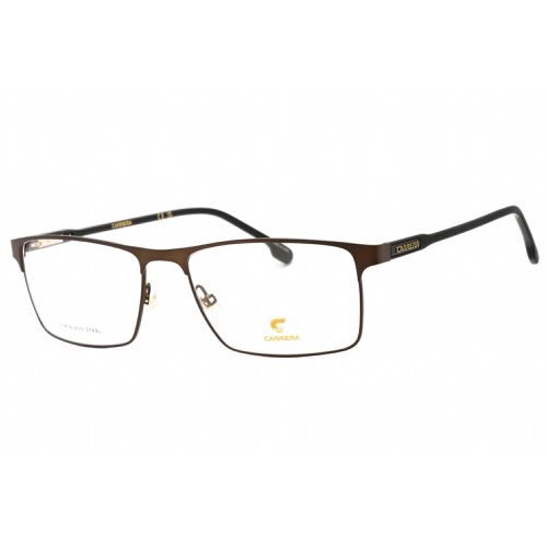 Men's Eyeglasses - Matte Bronze Rectangular Metal Frame / 226 0VZH 00 - Carrera - Modalova