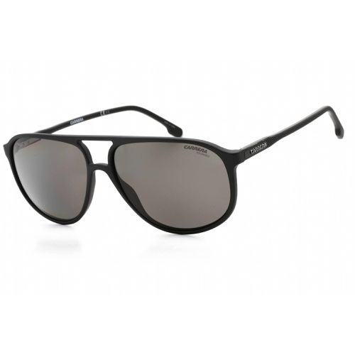 Men's Sunglasses - Gray Lens Matte Black Aviator Frame / 257/S 0003 M9 - Carrera - Modalova
