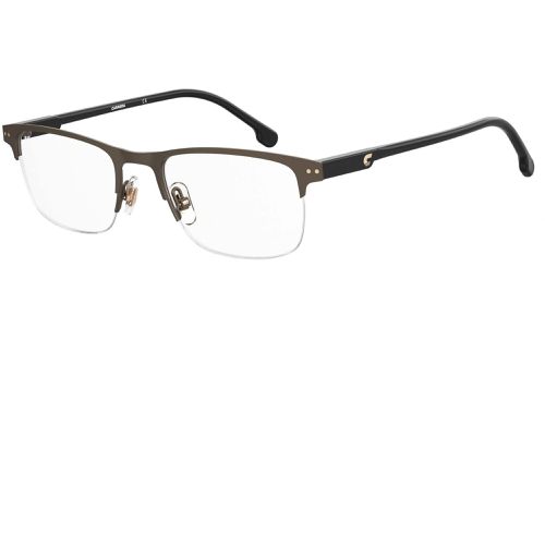 Unisex Eyeglasses - Brown Plastic/Metal Rectangular Half Rim / 2019T 009Q - Carrera - Modalova