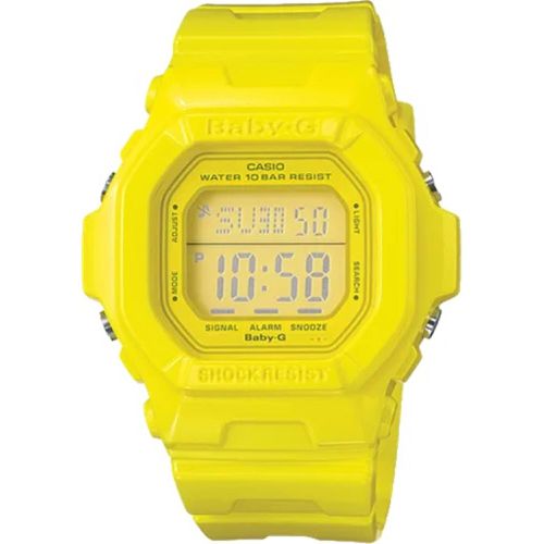 Women's Watch - Baby-G World Time Yellow Digital Dial Resin Strap / BG5602-9 - Casio - Modalova