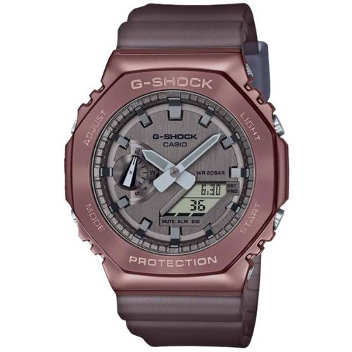 Men's Watch - G-Shock Midnight Fog Brown Case Grey Resin Strap / GM-2100MF-5ACR - Casio - Modalova