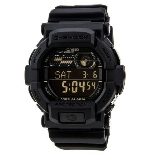 Men's Digital Watch - G-Shock Vibration Alarm Black Dial Resin Strap / GD350-1B - Casio - Modalova