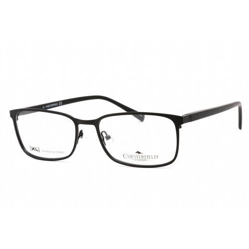 Men's Eyeglasses - Matte Black Metal Rectangular Frame / CH 71XL 0003 00 - Chesterfield - Modalova