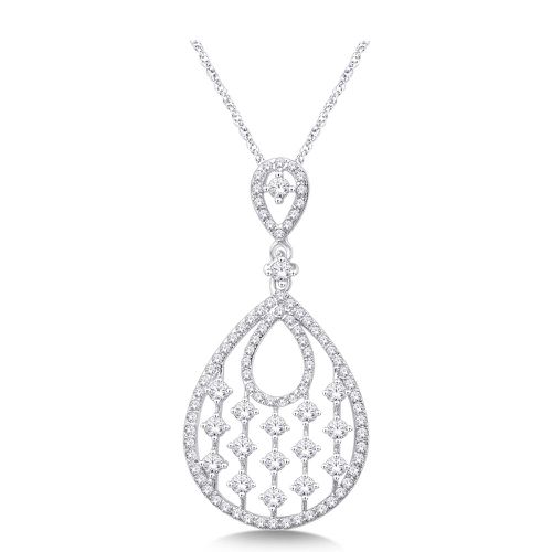 K White Gold 7/10 Ct.Tw. Diamond Fashion Pendant - Star Significance - Modalova