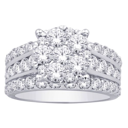 K White Gold 2 1/6 Ct.Tw. Diamond Fashion Ring - Star Significance - Modalova