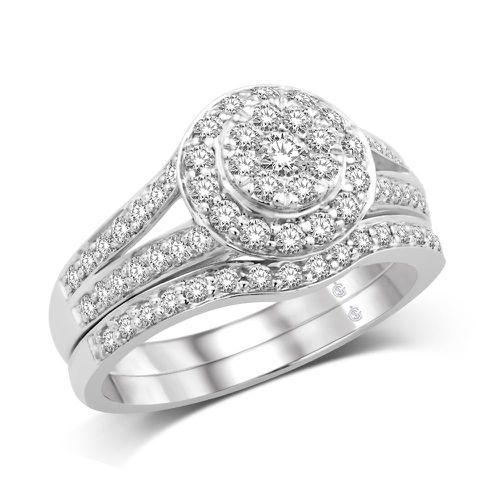 K White Gold 4/5 Ct.Tw. Diamond Fashion Bridal - Star Significance - Modalova
