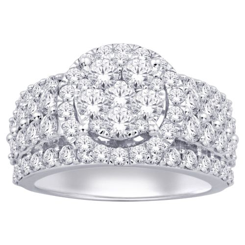 K White Gold 1 3/4 Ct.Tw. Diamond Fashion Ring - Star Significance - Modalova