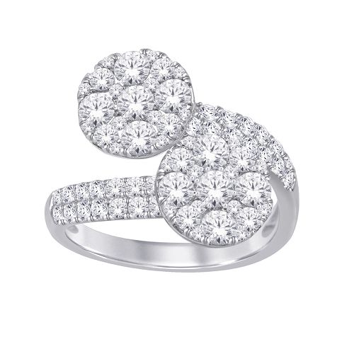 K White Gold 2 1/3 Ct.Tw. Diamond Fashion Ring - Star Significance - Modalova