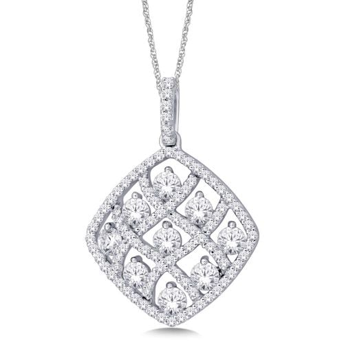 K White Gold 1 1/4 Ct.Tw. Diamond Fashion Pendant - Star Significance - Modalova