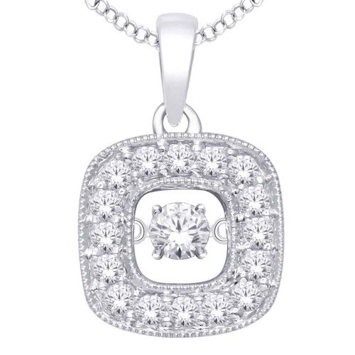 K White Gold 1/4 Ct.Tw. Diamond Fashion Pendant - Star Significance - Modalova