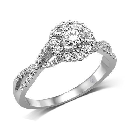 K White Gold 1 Ct.Tw Engagement Ring - Star Significance - Modalova