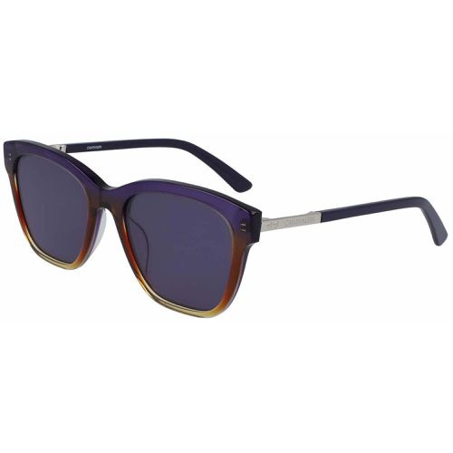 Women's Sunglasses - Crystal Iris/Amber Grad / CK19524S 525 - Calvin Klein - Modalova