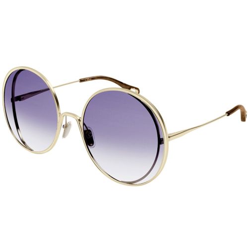 Women's Sunglasses - Violet Gradient Lens Metal Frame / CH0037SA-30009908005 - Chloe - Modalova