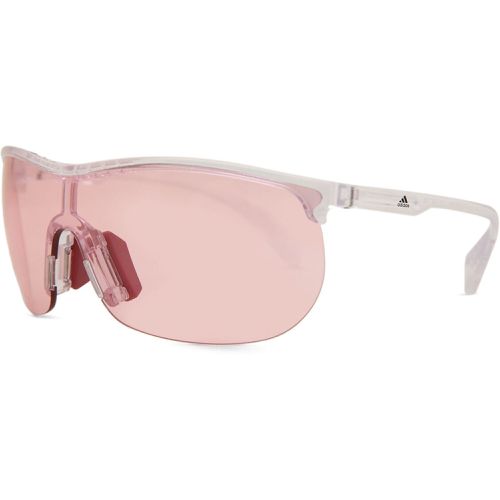 Women's Sunglasses - Crystal Half Rim Frame Bordeaux Lens / SP0003 27S - Adidas - Modalova