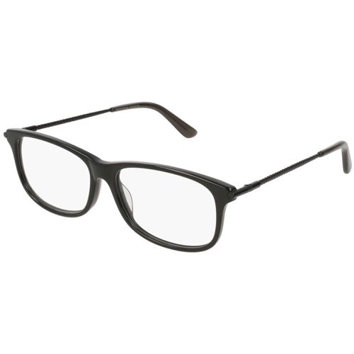 Men's Eyeglasses - Rectangular Frame / BV0187O 001 - Bottega Veneta - Modalova