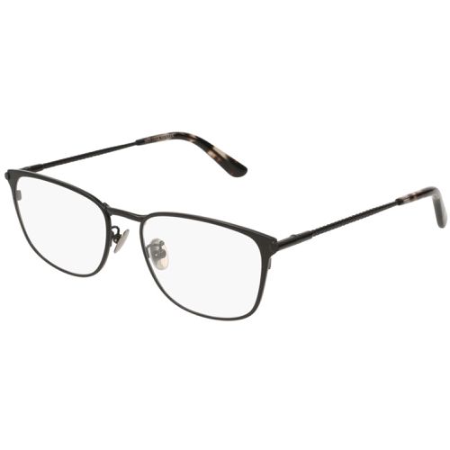 Men's Eyeglasses - Metal Rectangular Frame / BV0186O 001 - Bottega Veneta - Modalova
