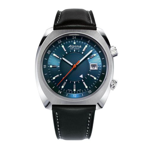 Men's Automatic Watch - Startimer Pilot Heritage Navy Blue Dial / AL-555N4H6 - Alpina - Modalova