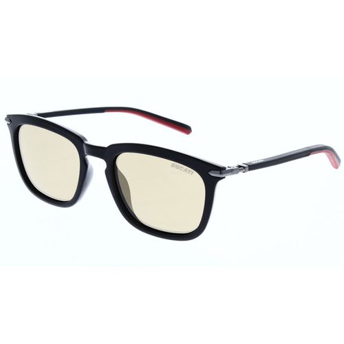 Men's Sunglasses - Black and Red Frame Brown Copper Lens / 5002-003-54-20-145 - Ducati - Modalova
