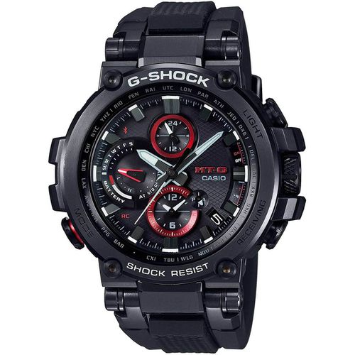 Men's Alarm Watch - G-Shock MT-G Black Bezel Resin Strap / MTGB1000B-1A - Casio - Modalova