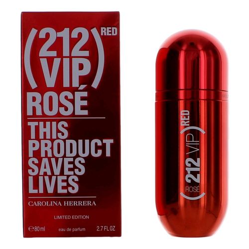 VIP Rose RED Limited Edition by , 2.7 oz Eau De Parfum Spray for Women - Carolina Herrera - Modalova