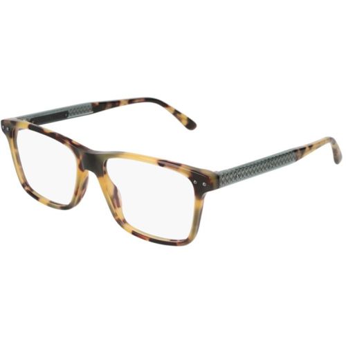 Men's Eyeglasses - Plastic Square Frame / BV0130O 005 - Bottega Veneta - Modalova