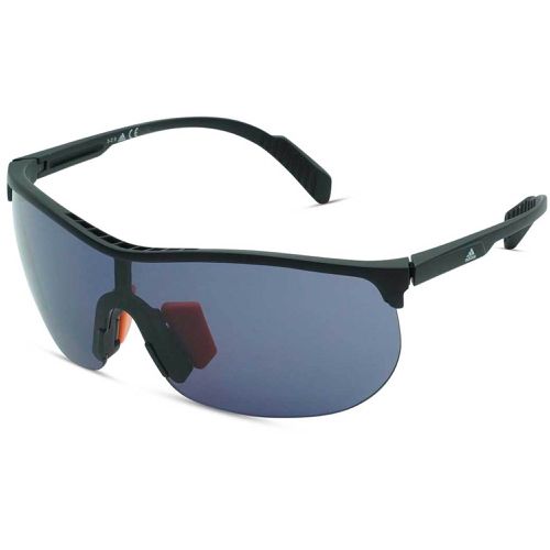 Women's Sunglasses - Half Rim Plastic Frame Smoke Lens / SP0003 02A - Adidas - Modalova