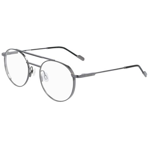 Unisex Eyeglasses - Gunmetal Round Frame / CK21101 008 - Calvin Klein - Modalova