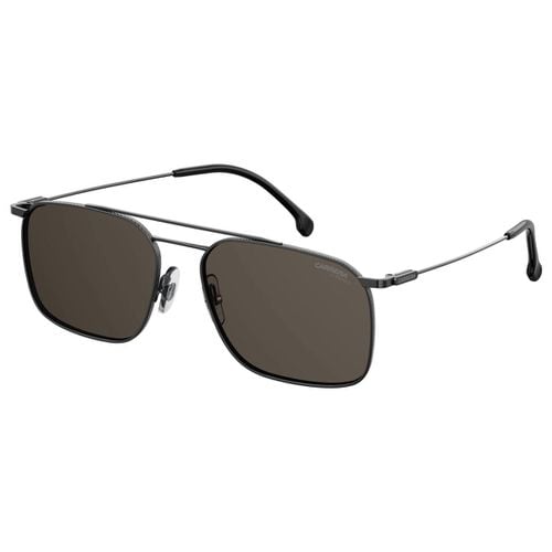 Men's Sunglasses - Dark Ruthenium and Black Frame / 186/S-0V81/IR-59-17-145 - Carrera - Modalova