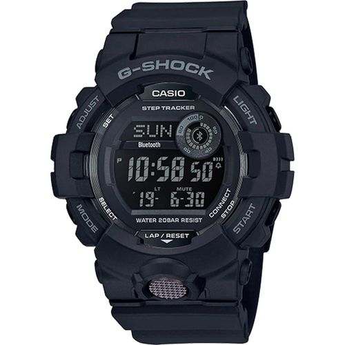 Men's Ana-Digi Watch - G-Shock G-Squad Black Dial Resin Strap / GBD800-1B - Casio - Modalova