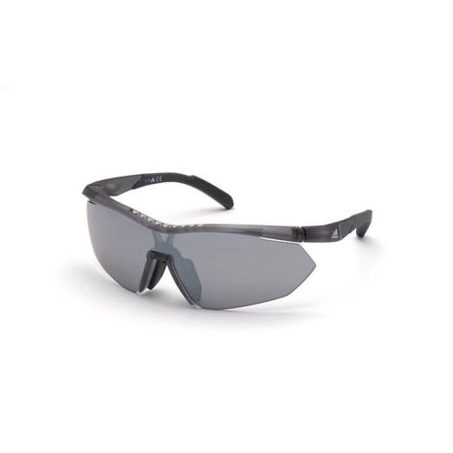 Women's Sunglasses - Grey Shield Frame Smoke Mirror Lens / SP0016 20C - Adidas - Modalova