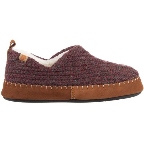 Women’s Moc Slippers - Sustainable Camden Garnet Wool, Small / A19019GARWS - Acorn - Modalova
