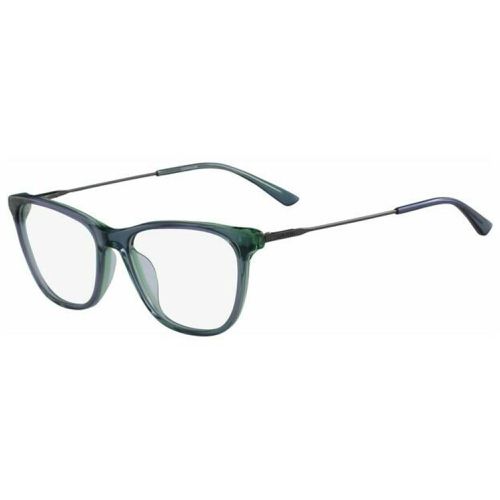 Women's Eyeglasses - Crystal Teal Square Frame / CK18706 438 - Calvin Klein - Modalova