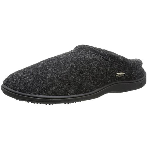Men's Slippers - Digby Italian Wool, Black Tweed, Medium / A10126BTDMM - Acorn - Modalova