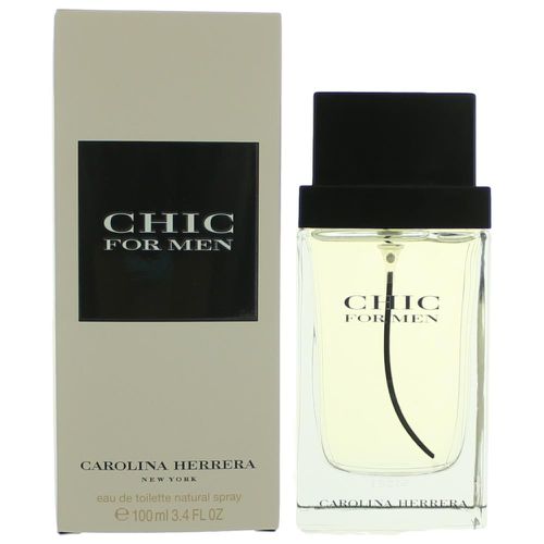 Chic by , 3.4 oz Eau De Toilette Spray for Men - Carolina Herrera - Modalova