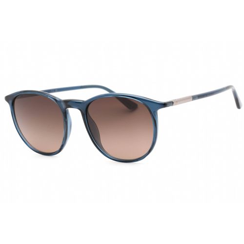 Unisex Sunglasses - Full Rim Blue Plastic Round Frame / CK22537S 438 - Calvin Klein - Modalova