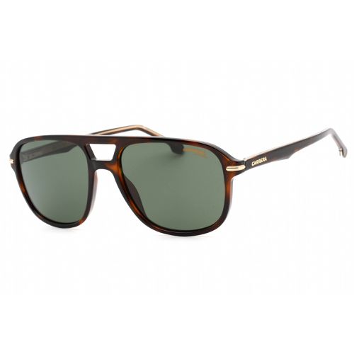 Men's Sunglasses - Full Rim Havana Gold Aviator Shape Frame / 279/S 02IK QT - Carrera - Modalova