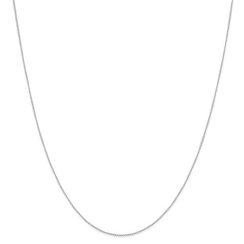 K White Gold .42 mm Carded Curb Chain - Jewelry - Modalova
