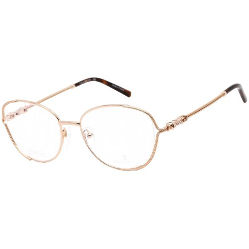 Women's Eyeglasses - Shiny Gold and Tortoise Round Shape Frame / PC71032 C01 - Charriol - Modalova