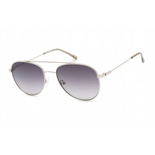 Women's Sunglasses - Silver Metal Aviator Frame / CK20120S 045 - Calvin Klein Retail - Modalova