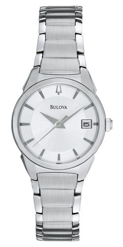 M111 Women's Silver Dial Stainless Steel Quartz Watch - Bulova - Modalova