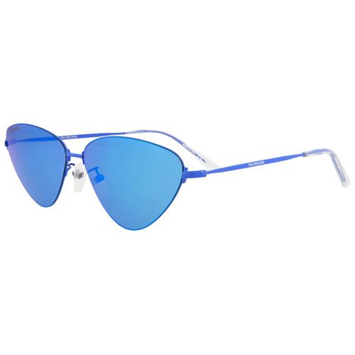 Unisex Sunglasses - Blue Cat Eye Lens Metal Frame / BB0015S-30006588003 - Balenciaga - Modalova