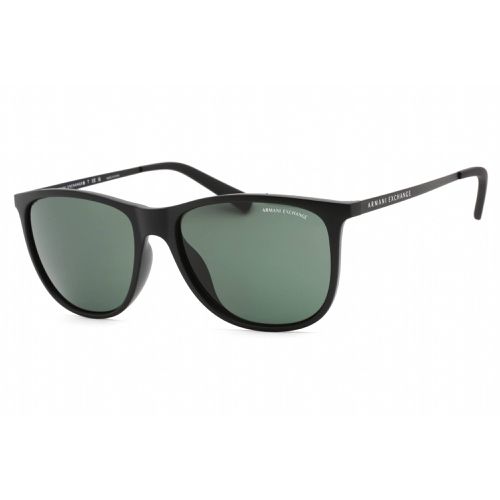 Men's Sunglasses - Matte Black Square Shape Frame / AX4047SF 807871 - Armani Exchange - Modalova