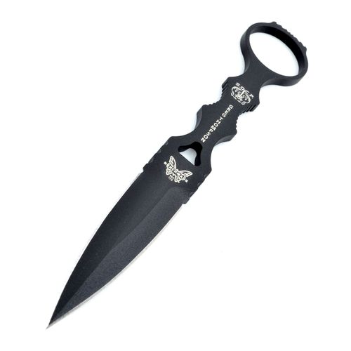 Dagger Knife - SOCP Black Plain Skeletonized Coated Steel / 176BKSN - Benchmade - Modalova