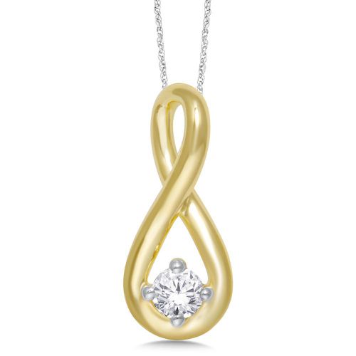 K White Gold 1/20 Ct.Tw. Diamond Fashion Pendant - Star Significance - Modalova