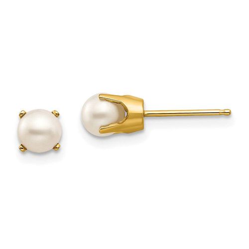 K 5mm FW Cultured Pearl Earrings-June - Jewelry - Modalova