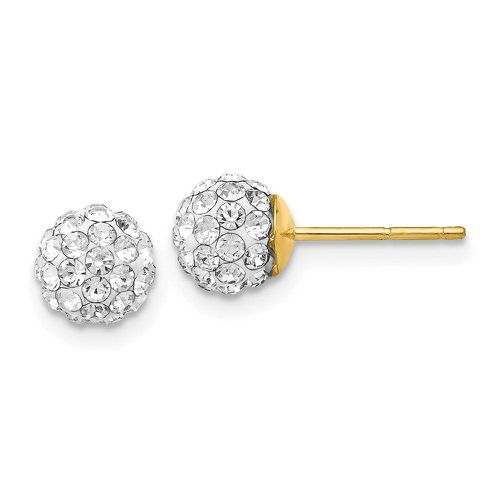K Crystal 6mm Post Earrings - Jewelry - Modalova