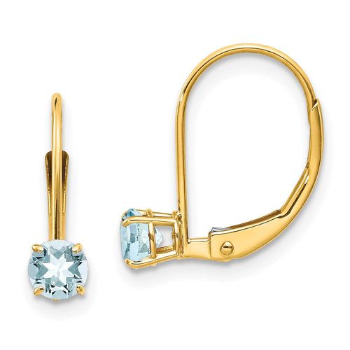 K Aquamarine Earrings - March - Jewelry - Modalova